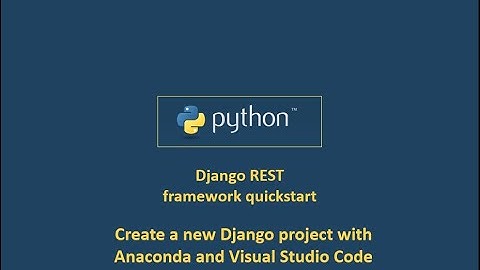 Django REST framework quickstart