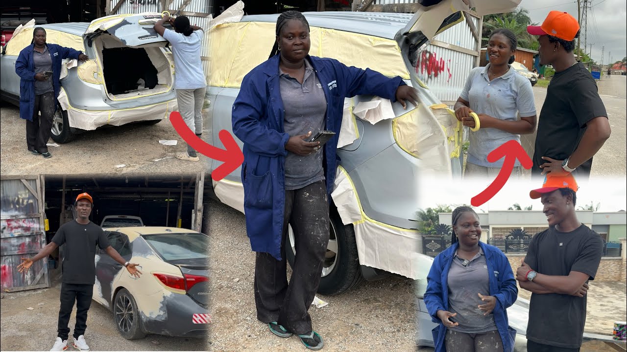 Women Can Do Better…A Female Car Sprayer,Master Hannah Will Shock you wit…I have 12 apprentices But