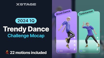 Trendy Dance Challenge Mocap Pack [2024 1Q] | Unreal Engine5, Unity