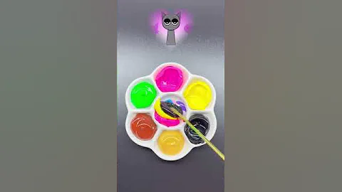💖Sprunki Color Mixing ｜ SemiHemi #colors #satisfying #sprunki #colormixing #asmr #shorts