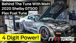 Most Power Yet?| Flex Fuel Tune | 2020 Shelby GT500 // Behind The Tune With Matt | On The Dyno