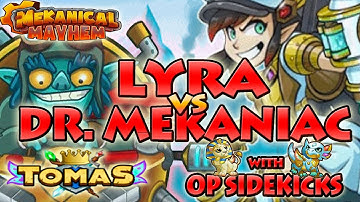 EVERWING DR. MEKANIAC VS LYRA WITH OP SIDEKICKS & 1 HIT BOSS HACK GUIDE TOMASEVERWING