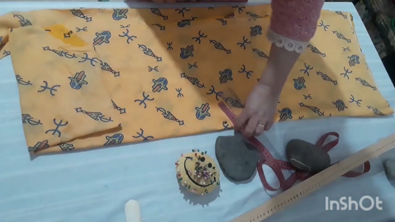 طريقة تفصيل جبة قبائلية (sur taille)