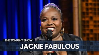 Jackie Fabulous Stand-Up: Living with Roommates, Grocery Shopping While Married | The Tonight Show