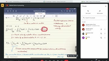 Introduction to Fluid Mechanics: Week-10 (Problem solving session)