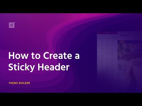 How to Create a Sticky Header on WordPress (With One Click)