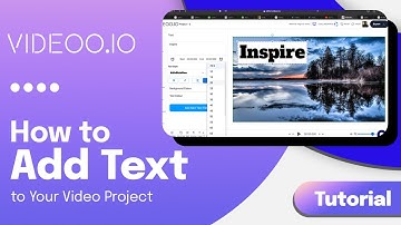 How to Add Text to Your Video Project | using Videoo.io