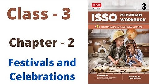 ISSO- Social Studies Olympiad Class - 3 | C - 2 | Festivals And Celebrations | SOF Sample Paper