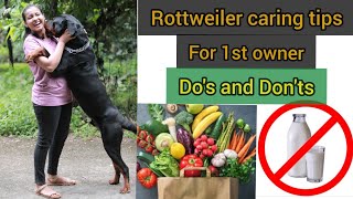 Rottweiler caring tips for first owners//Rottweiler training tips//jackandjillwithpriya