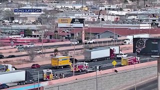 Interstate closed in Albuquerque due to crash