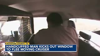 Information Handcuffed man escapes moving patrol car News