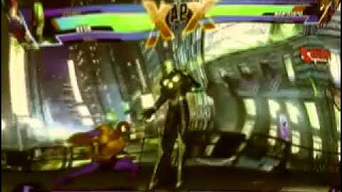 Marvel vs Capcom 3 Xbox 360 Trish Shadow Mode effects by Adobe After Effects