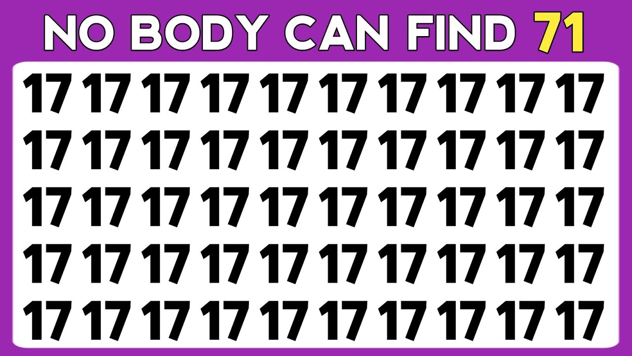 Find the Odd One Out | Number And Letter Brain Edition | Observation ...