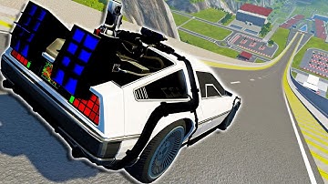 Which Automation Mod Can Fly The Furthest On Car Jump Arena? PART 6 - BeamNG Drive Mods