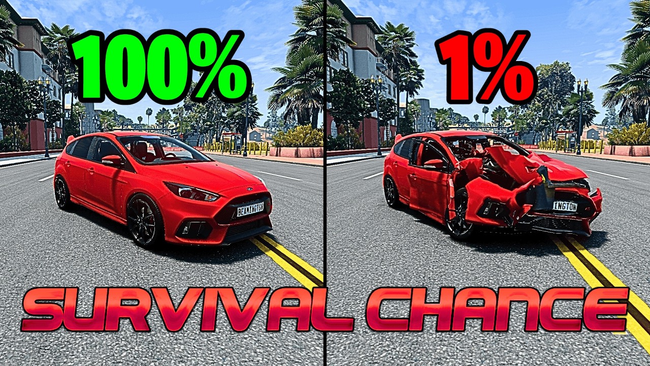 Realistic Survival Chance Crashes #281 | BeamNG.drive