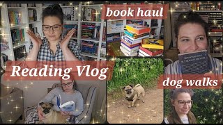 Reading Vlog 📚 Book Haul 🧡 Dog Walks 🐕 500 Subscribers 🎉