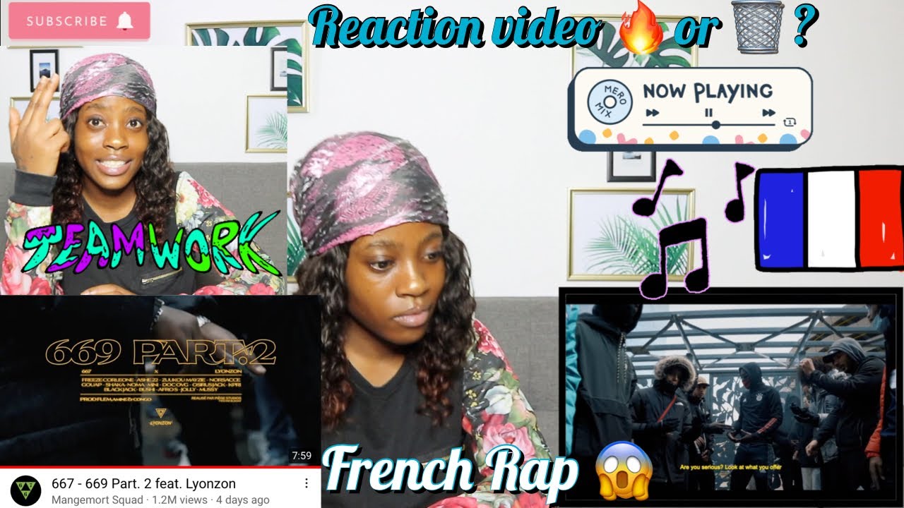 667 - 669 Часть 2 с участием Lyonzon FRENCH DRILL/RAP REACTION
