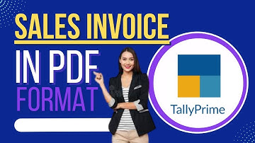 HOW TO EXPORT SALES INVOICE IN PDF FORMAT/TALLY PRIME/HOW TO MAKE TALLY REPORT IN PDF/
