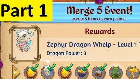 Merge Dragons - Merge 5 Event Part 1 - First 15 Mins