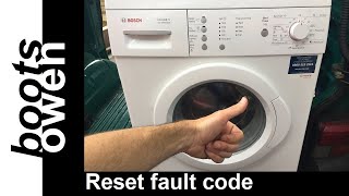 Van Leeds zone Bosch Classixx 6: How to clear error code WAE24167 UK47 Varioperfect washing  machine - YouTube