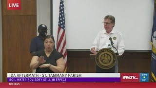 St. Tammany Parish president discusses flooding, gas shortages, boil water advisories and more