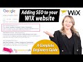 How to add SEO to a Wix website and improve your Google search ranking