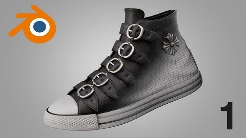 Converse Sneaker Modeling in Blender Full Tutorial | Part 1