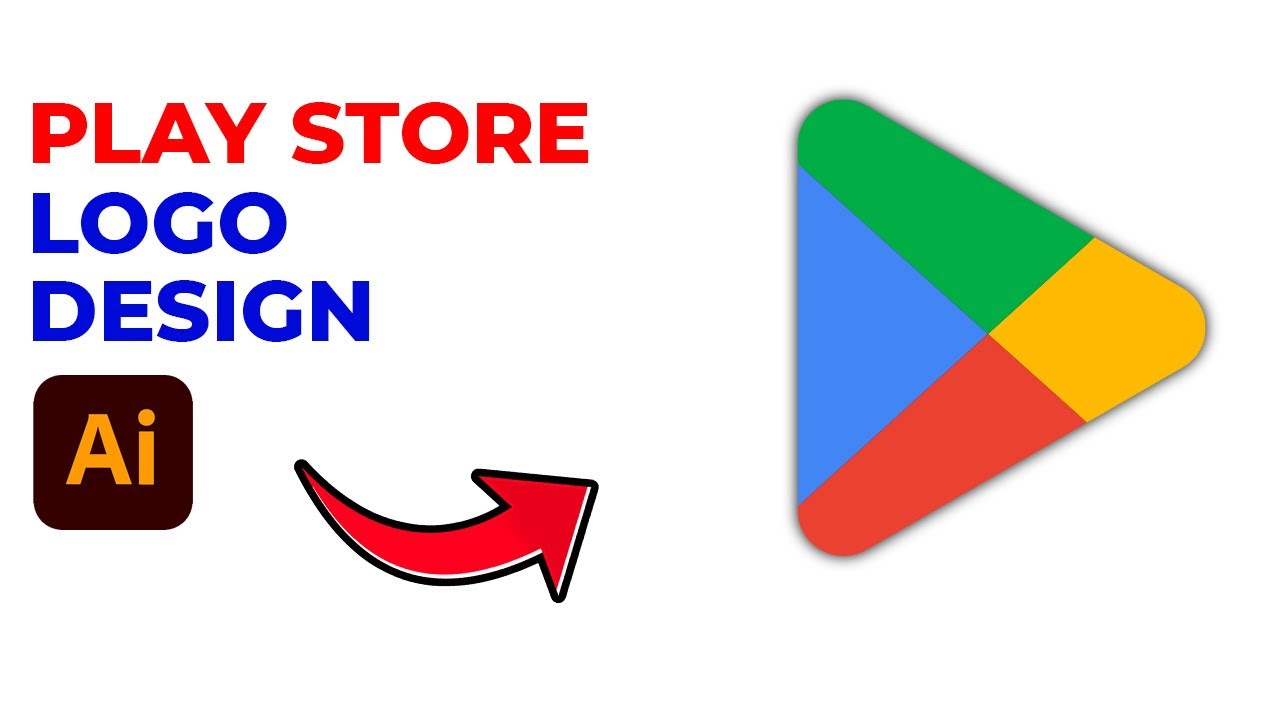 Play Store Logo Design in | Adobe Illustrator | - YouTube