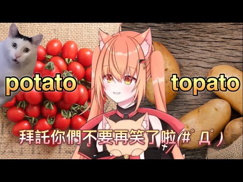 【Inori Ch.秋月イノリ】小番茄叫成potato topato v朋朋前來嘲笑ww#vtuber #中文vtuber #馬來西亞vtuber