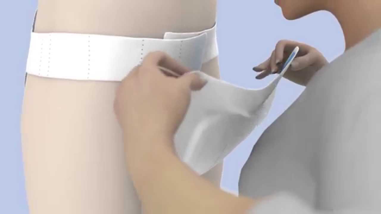 iD Expert Belted Incontinence Pads Fitting Guide Standing YouTube