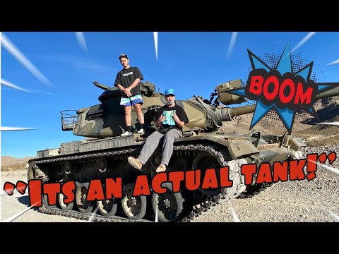 WE FOUND an ACTUAL TANK (DK got hurt)