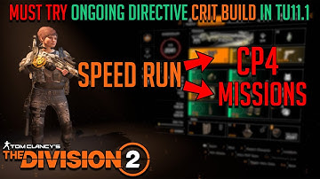 The Division 2 "MUST TRY ONGOING DIRECTIVE CRIT BUILD IN TU11.1" The Shred is REAL...!!!