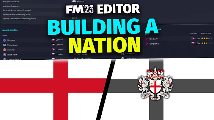 BUILDING A NATION | Episode 2 | How To FM23 Pre-Game Editor