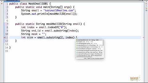 Mask Email ID | Coding Bootcamp