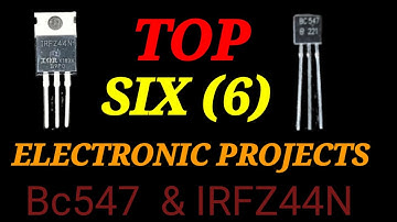 Top 6 mini projects with bc547, IRFZ44N, optocuplor !! @Shaktitechshakti