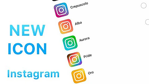 Come impostare icona Instagram?