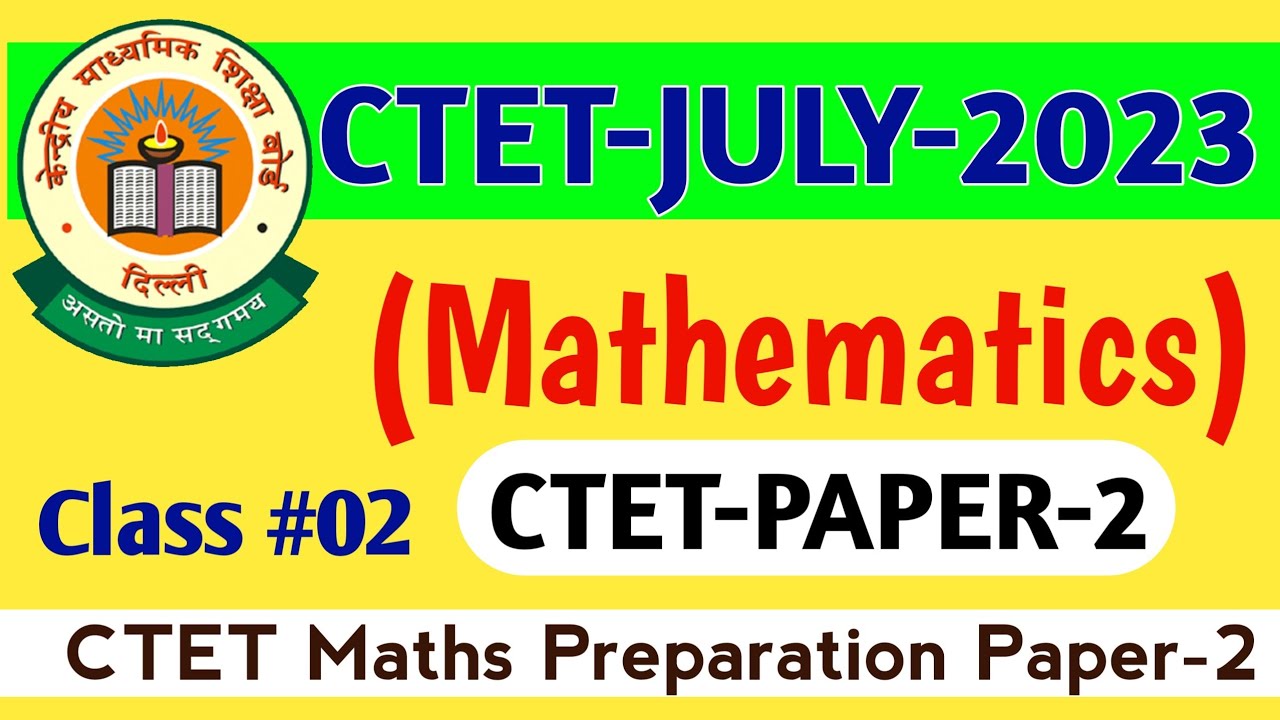 Ctet Paper 2 Maths And Science Pdf
