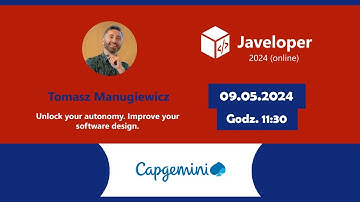 💻 Unlock your autonomy. Improve your software design - Tomasz Manugiewicz