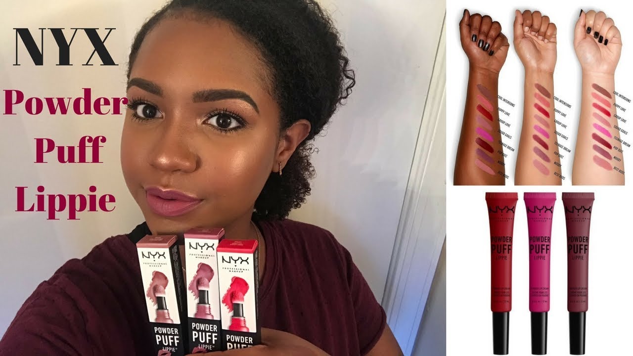 NYX Powder Puff Lippie Lip Cream REVIEW + Wear test YouTube