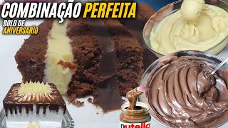 Rafaela Frisso Bolos e Doces - Bolo masculino! Massa de laranja, recheios:  ✓Leite Ninho ✓Chocolate 50% cacau Finalizado no chantininho, com flor e  folhas artificiais. Orçamentos: 98851-3191 - whatsapp.