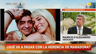 ¿Qué va a pasar con la herencia de Maradona? Mauricio D'alessandro en Hoy Nos Toca