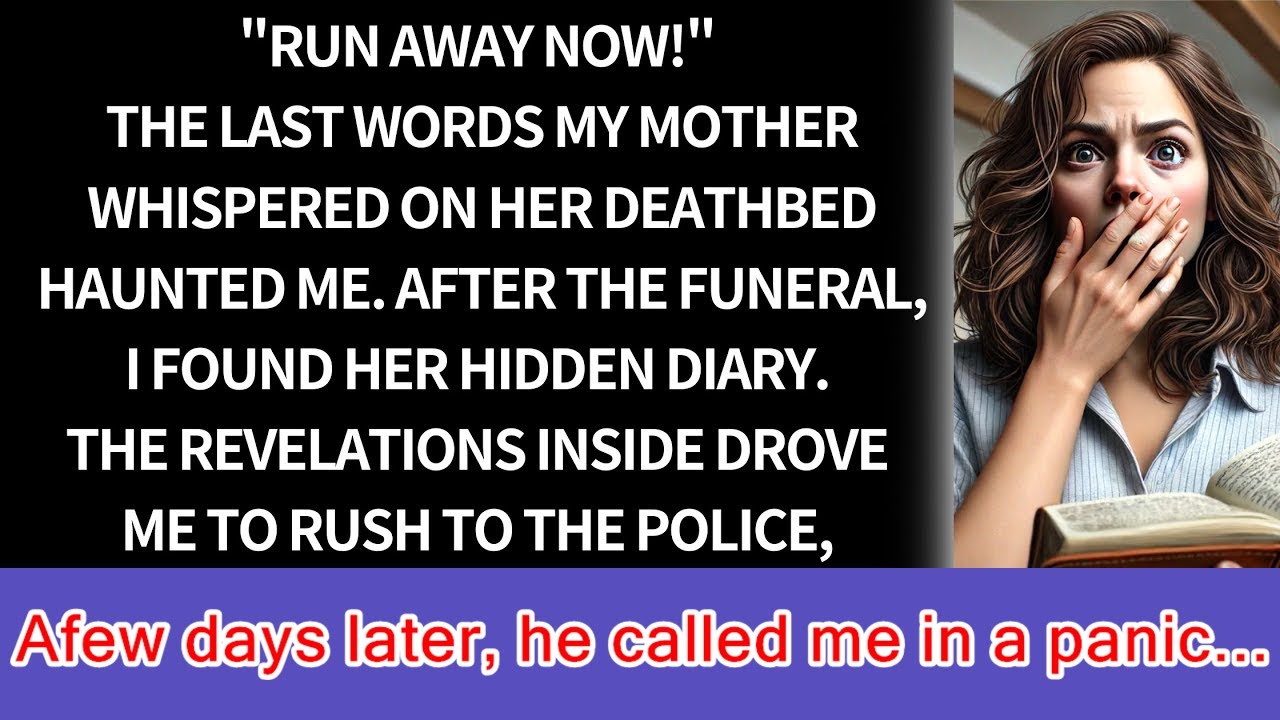 Run away now! My mother's last words before she passed have been