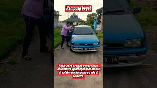 Nasib sial pengendara mobil di begal saat masuk kampung ini