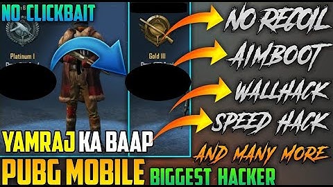 Biggest Hacker with Highest KD in my Match Aimbot + Wall Hack +Speed Hack +Super Jump + Car Fly Hack