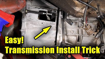 EASY Transmission Install Trick!