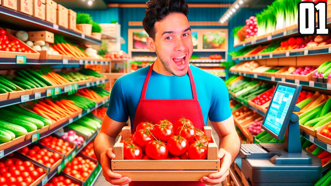 Nuevo SUPERMERCADO ! Plantamos, Cosechamos y Vendemos! 🍅💵 Farming Supermarket Simulator Cap 1