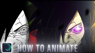 How I animate manga panels | Alight motion tutorial