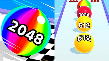 Ball Run 2048 | Level 831-851 | All Games All Levels Android/ IOS 2024