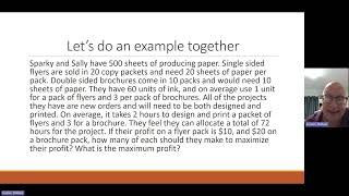 video 5 of unit 5 (Math 221)