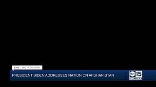 NOW: President Biden addresses Taliban takeover in Afghanistan